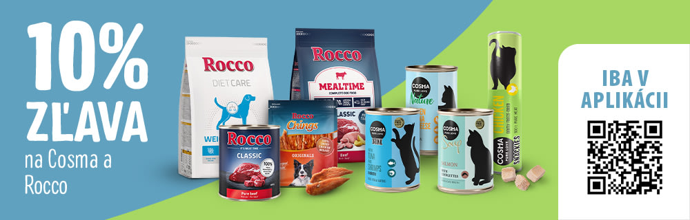 10% zľava na produkty Cosma a Rocco v aplikácii