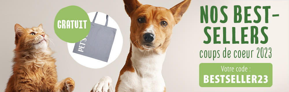 Best-sellers coups de cœur 2023 pour chien et chat