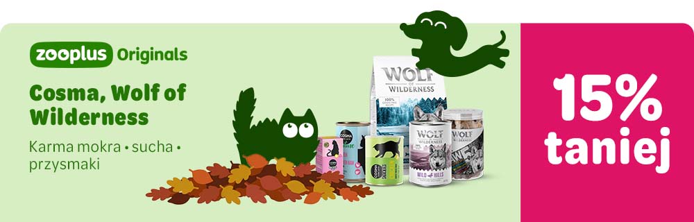 Cosma i Wolf of Wilderness 15% taniej