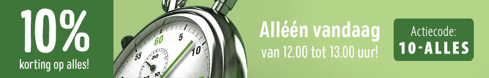10% korting op ALLES!