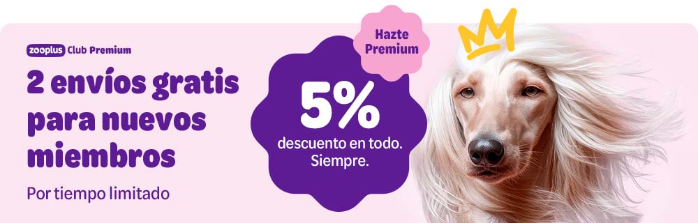 2 cupones de envío gratis para nuevos miembros de zooplus Club Premium