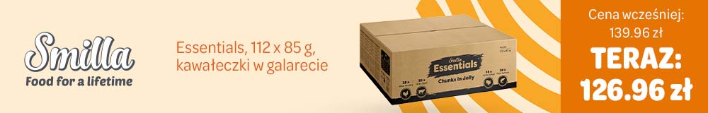 Smilla Essentials, 112 × 85 g, kawałeczki w galarecie – teraz 126,96 zł.
