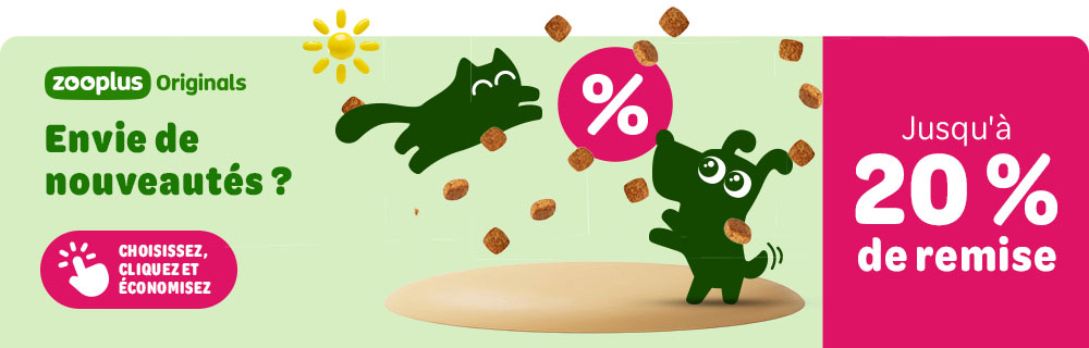 zooplus Originals: Envie de nouveautés? Découvrez nos offres d'essai - Jusqu'à 20% de remise: