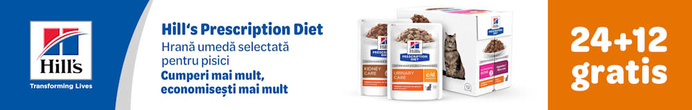 Hill's Prescription Diet, hrană umedă selectată pentru pisici. 24+12 gratis.