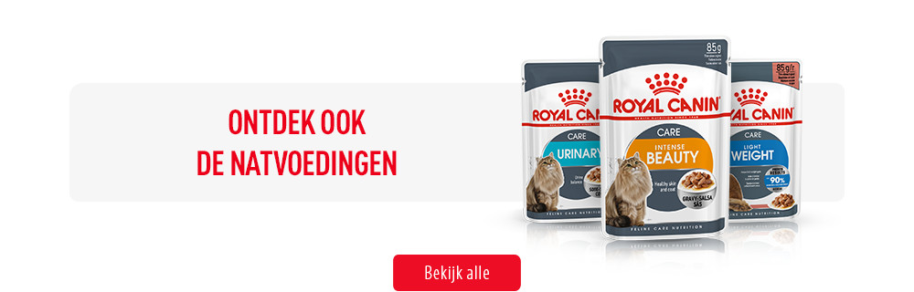 Banner natvoer royal canin