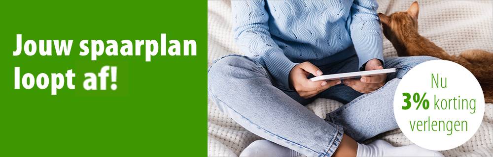 Spaarplan 3% - verlengen