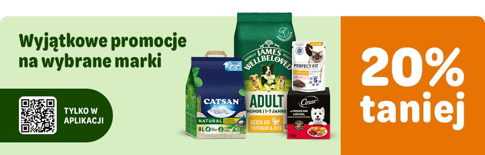 20% rabatu na produkty wybranych marek