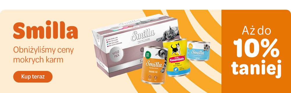 Smilla – Obniżyliśmy ceny mokrych karm, aż do 10% taniej.