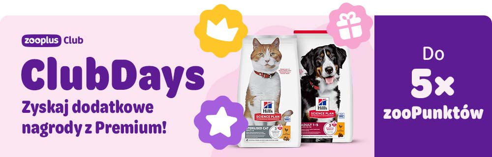 ClubDays - zgarnij dodatkowe korzyści z Premium. Do 5x zooPunktów.