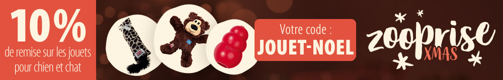 10 % de remise sur les jouets pour chien et chat