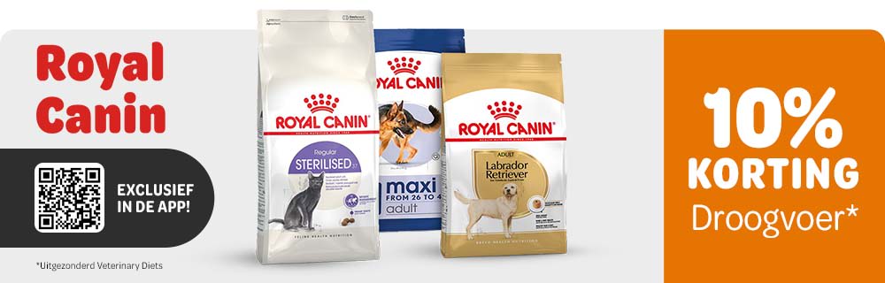 10% korting op Royal Canin!