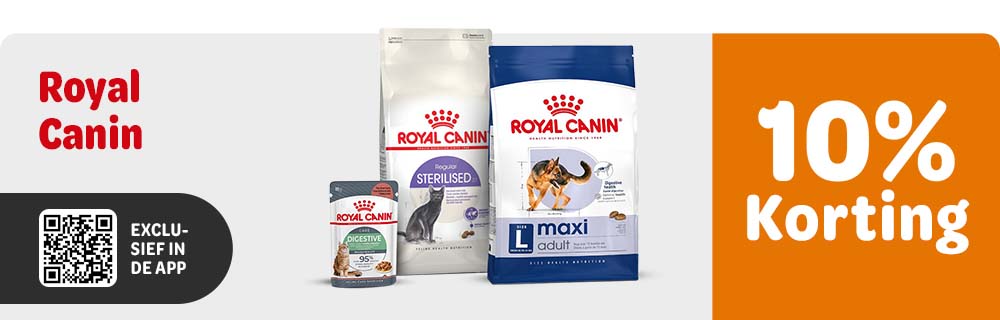10% korting op Royal Canin!