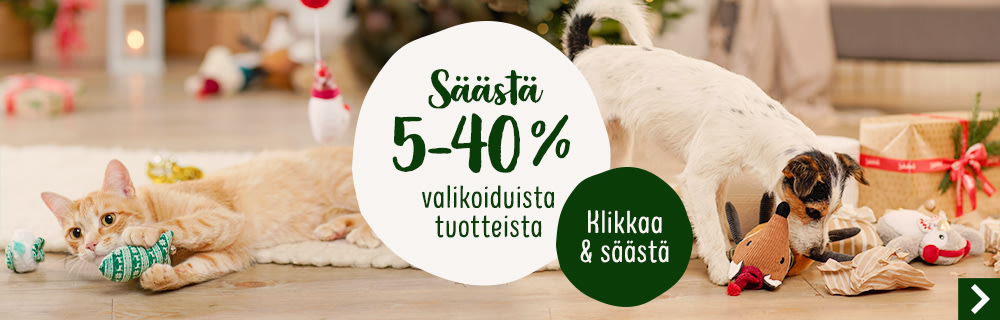 Jopa 40% alennusta