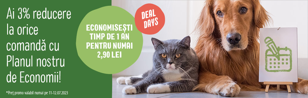 Profită și economisește 3% la toate comenzile zooplus!