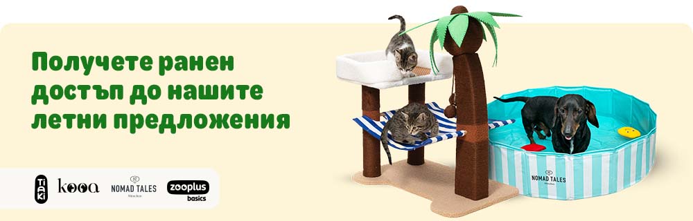 Лятна разпродажба: до -15% на аксесоари за кучета и котки
