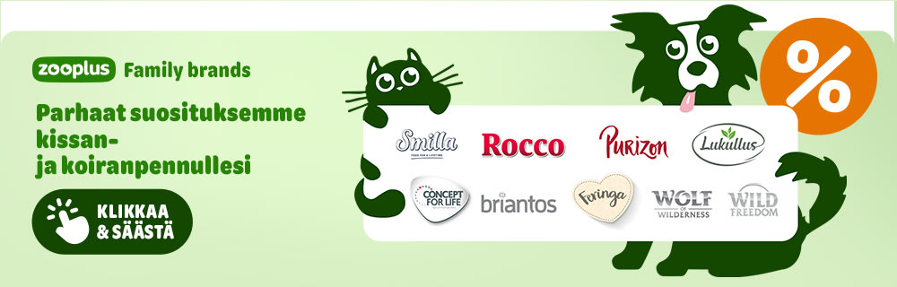 zooplus family brands. Parhaat suosituksemme kissan- ja koiranpennullesi. Klikkaa & säästä.