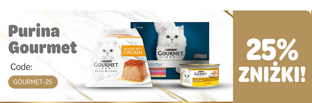 25% rabatu na produkty Gourmet