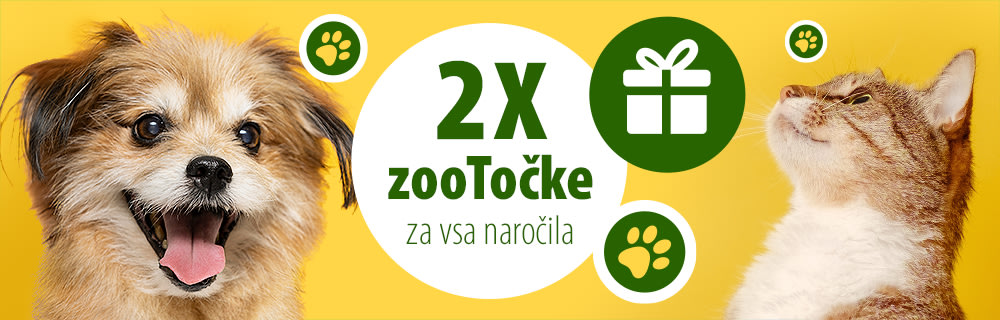 Prejmite dvojne zooTočke na vsa naročila