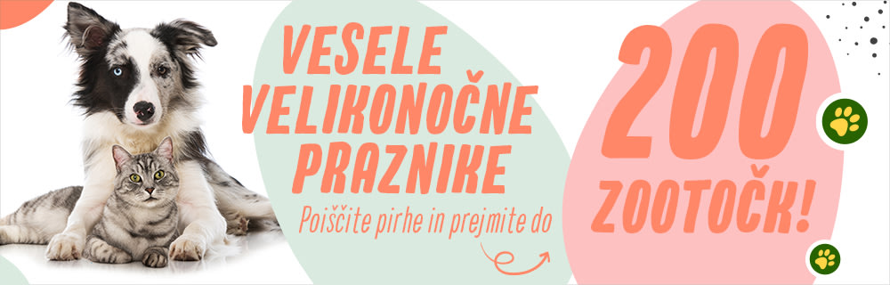 Velikonočni lov na pirhe - prejmite do 200 zooTočk gratis!