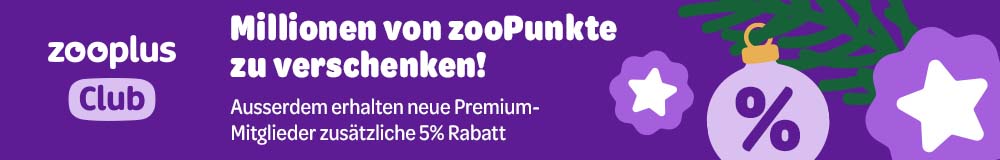 zooplus Club. Millionen von zoopunkten zu verschenken! Ausserdem erhalten neue Premium-Mitglieder zusätzliche 5% Rabatt