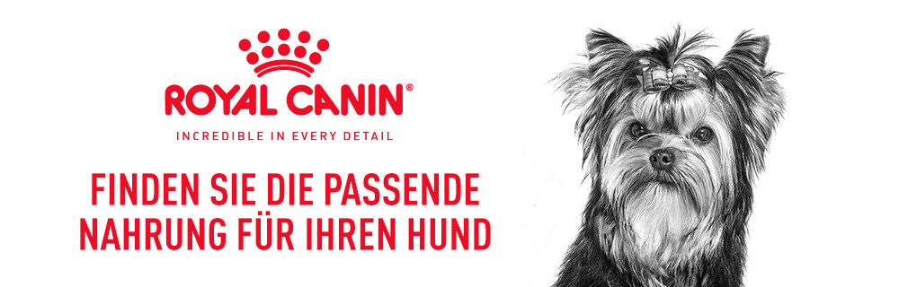 Finden Sie die passende Nahrung für Ihren Hund