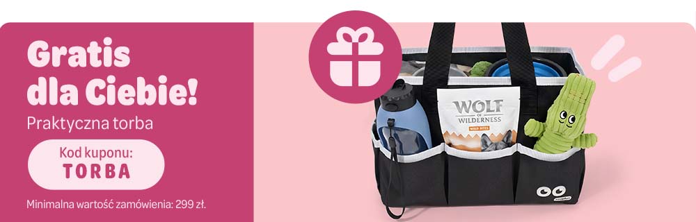 Gratis dla Ciebie! Praktyczna torba. Minimalna wartość zamówienia: 299 zł. Kod kuponu: TORBA