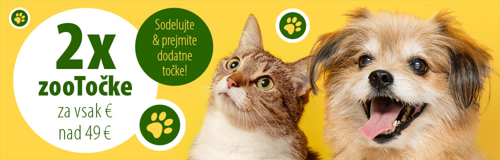 Dvojne zoohit točke za naročila nad 49 €