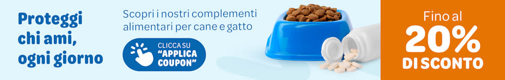 Fino al 20% di sconto su una selezione complementi alimentari.