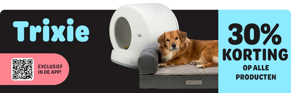 30% korting op Trixie!