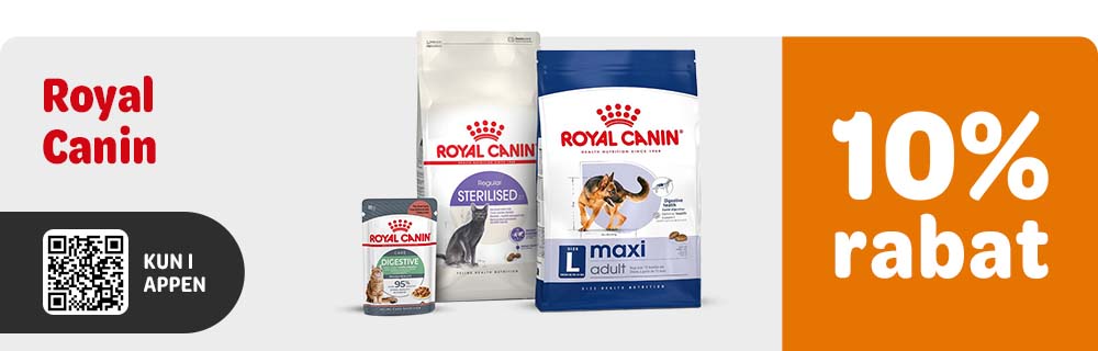 10% rabat på Royal Canin