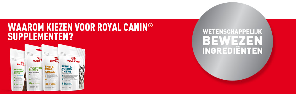 Waarom kiezen voor ROYAL CANIN® supplementen?