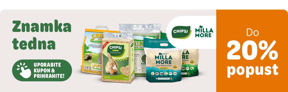 Znamka tedna Chipsi in Millamore. Do 20% popust. Uporabite kupon in prihranite.