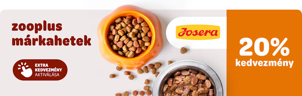 zooplus márkahetek - Josera akár 20% kedvezménnyel