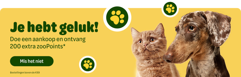 200 zooPoints extra op je bestelling!