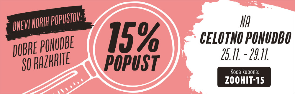 Le za kratek čas: 15% popust na celotno ponudbo!