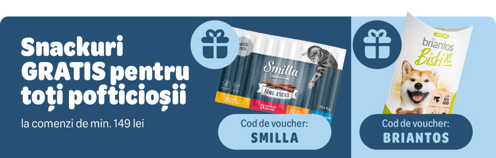 Snackuri gratis pentru toți pofticioșii la comenzi de min. 149 lei