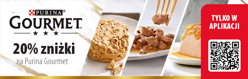 20% zniżki na Purina Gourmet