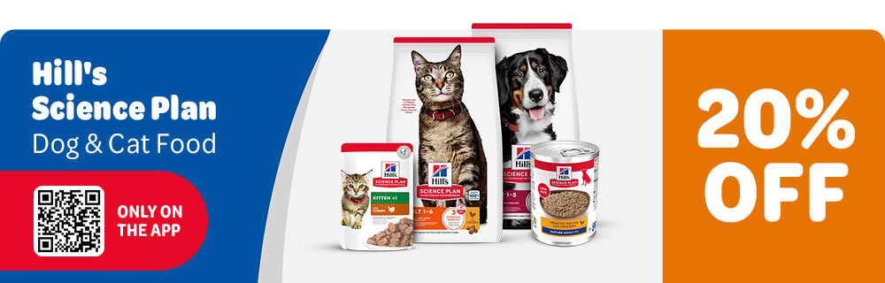 20% Off Hill's Science Plan Dog & Cat Food: Only on the App