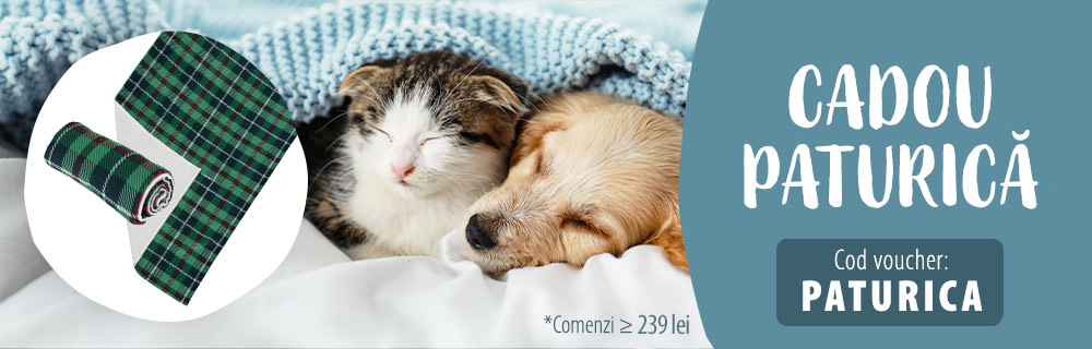 Aplică codul PATURICA în coș. E gratis la comenzi de min. 239 lei.