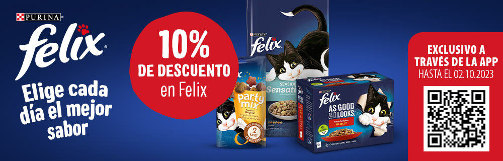Felix 10 % de descuento a través de la APP
