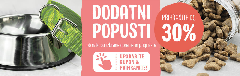 Zagotovite si vse do -30% na izbrane prigrizke in opremo!