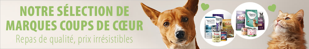 5 % de remise sur nos marques coup de cœur zooplus