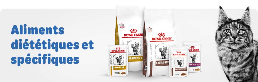 Aliments diététiques pour chat Royal Canin