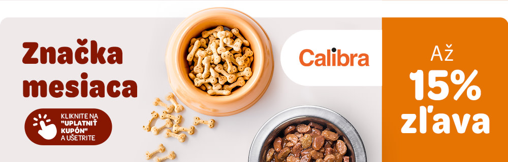 Značka mesiaca Calibra s až 15% zľavou. Kliknite na "Uplatniť kupón" a ušetrite