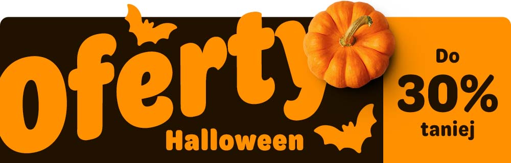 Oferty halloween do 30% taniej.