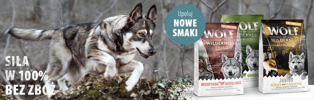 Poznaj nową linię karm Wolf of Wilderness!