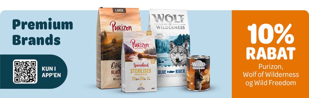 Få 10% rabat på Wolf of Wilderness, Puirzon, Wild Freedom i appen nu