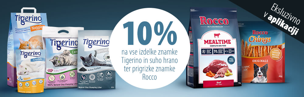 10% popust na Tigerino in Rocco