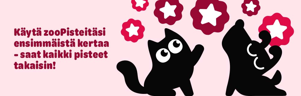Käytä zooPisteitäsi ensimmäistä kertaa - saat kaikki pisteet takaisin!