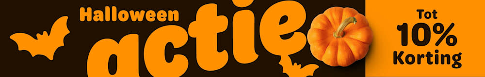 Halloweenactie tot 10% korting